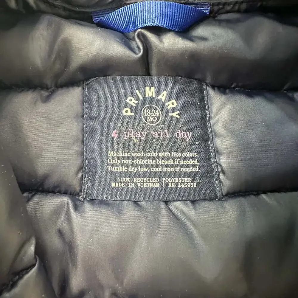 Primary months inside #babyjacket